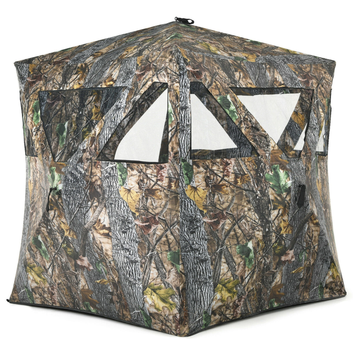 Hunting Blind 360 Degree One-Way See-Through Ground for 2-3 Person
