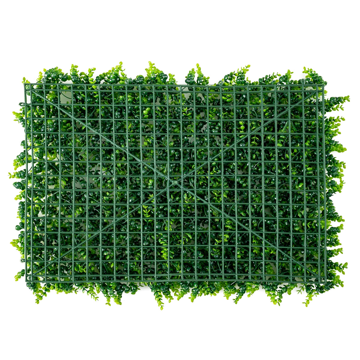 Artificial Eucalyptus Hedge Fence Panels - 16x24 Inch Privacy Screen Set of 12
