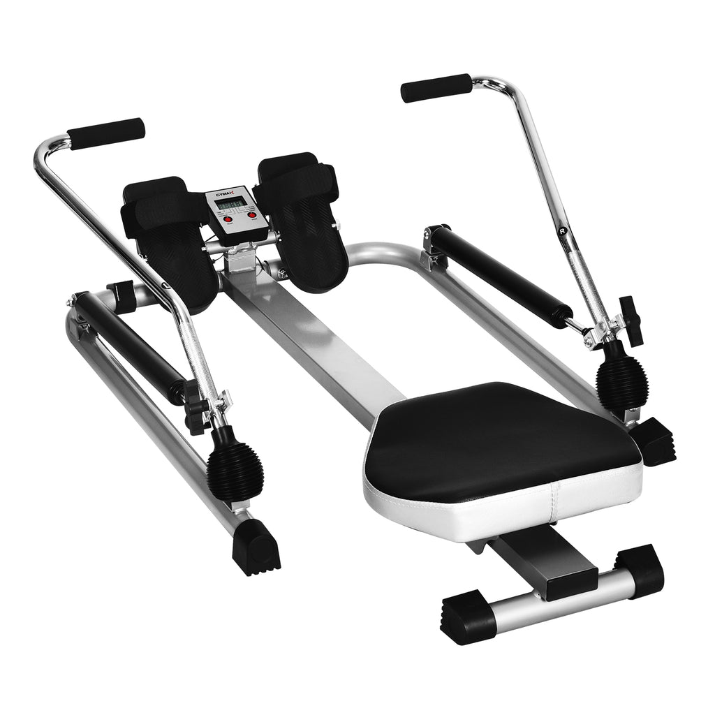 Adjustable Hydraulic Rowing Machine for Full-Body Workout - Costway