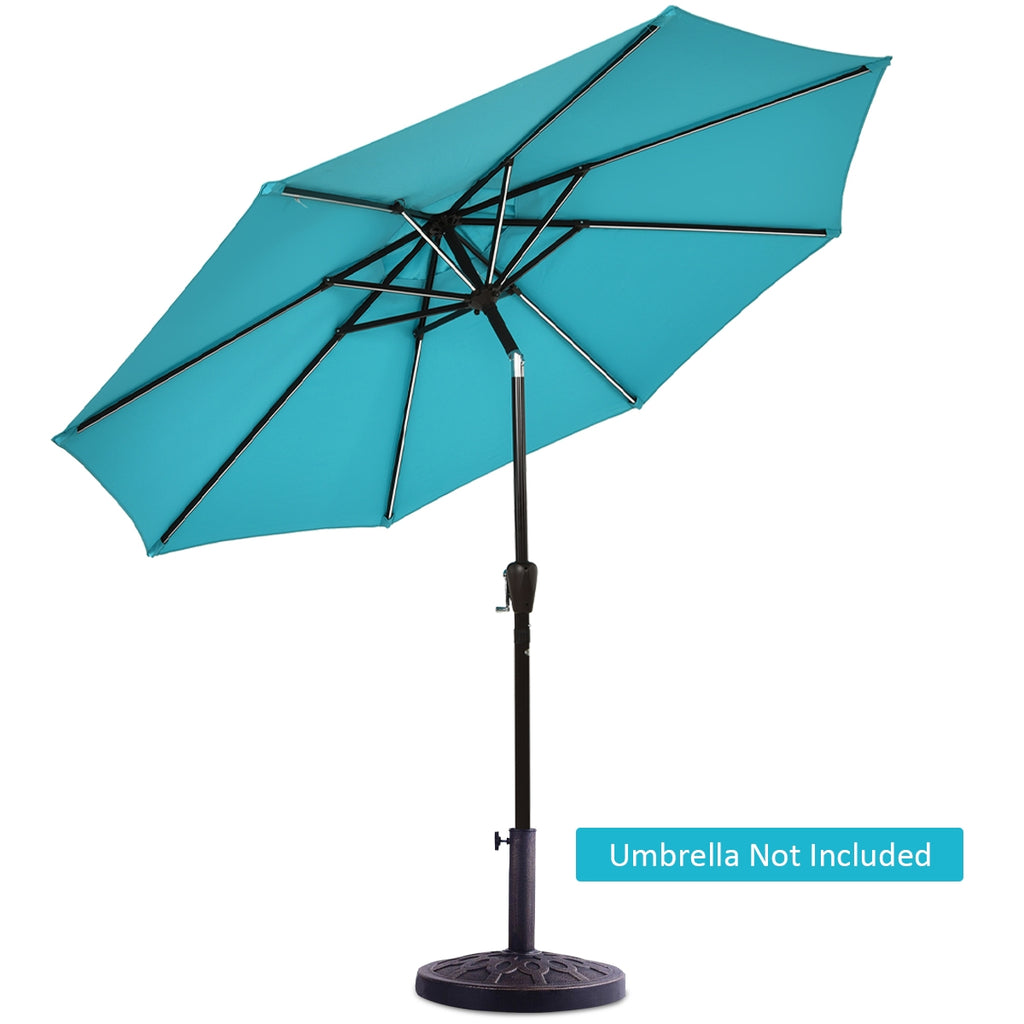 30 lbs Outdoor Umbrella Base - 18 Inch Round