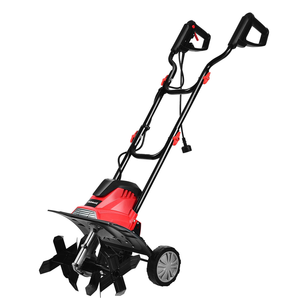 14/17 Inch 10 Amp Corded Electric Tiller and Cultivator with 9-Inch