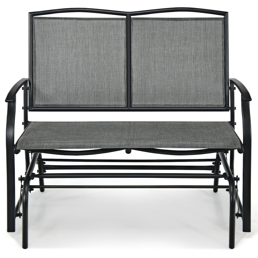Iron Patio Rocking Chair for Outdoor Backyard and Lawn
