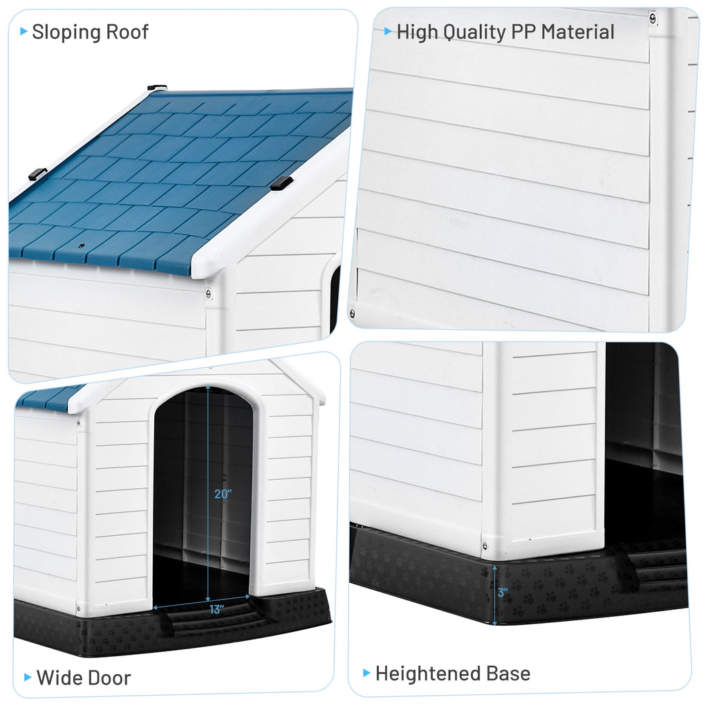Medium Dog House with Ventilation System & Fastening - M Variation