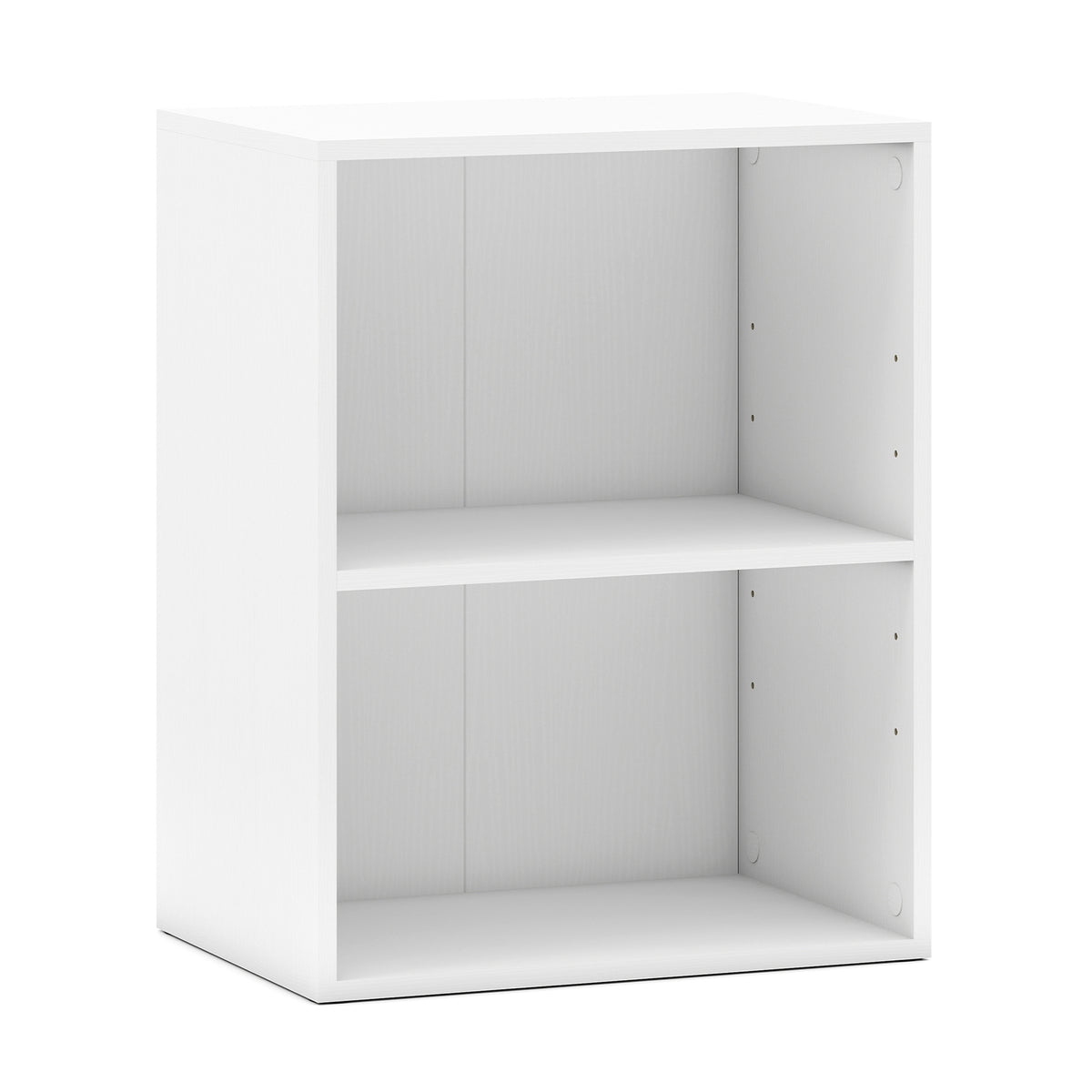 2-Cube Bookcase Floor Standing Open Bookshelf - Natural
