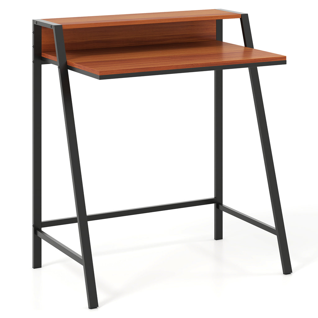 2 Tier Computer Desk PC Laptop Table Study Writing Home Office