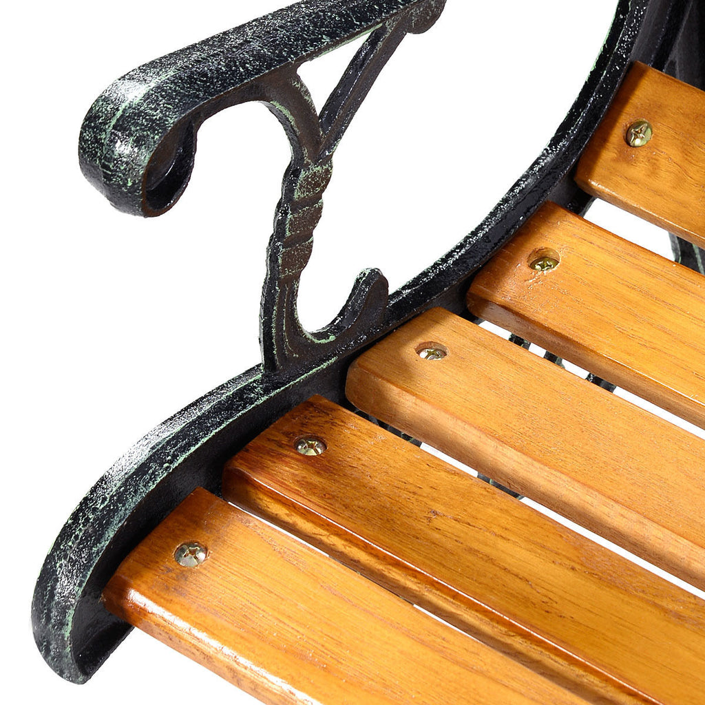 49.5" Patio Park Bench Seat - Porch Chair Style 1