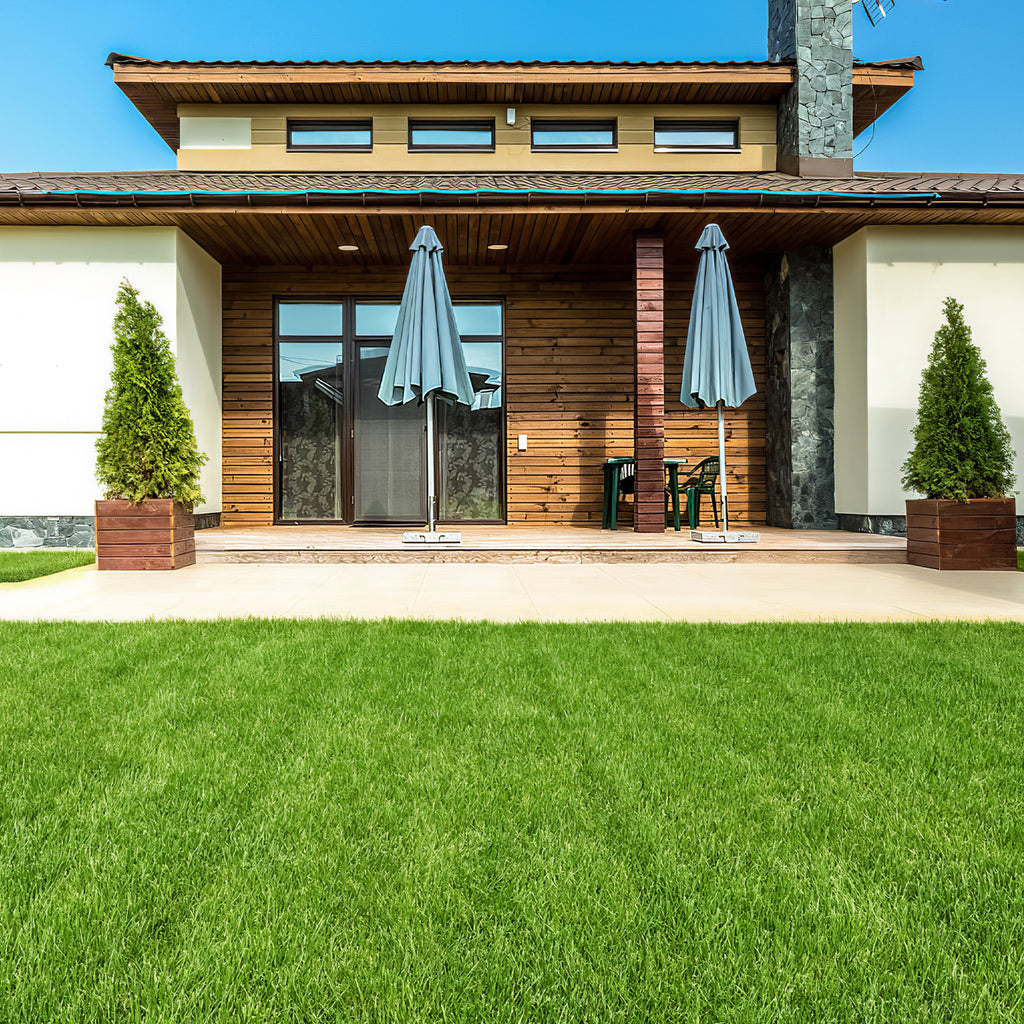 30 Interlocking Artificial Grass Tiles - Outdoor & Indoor Lawn Mat Set - Costway Variation of THIS listing
