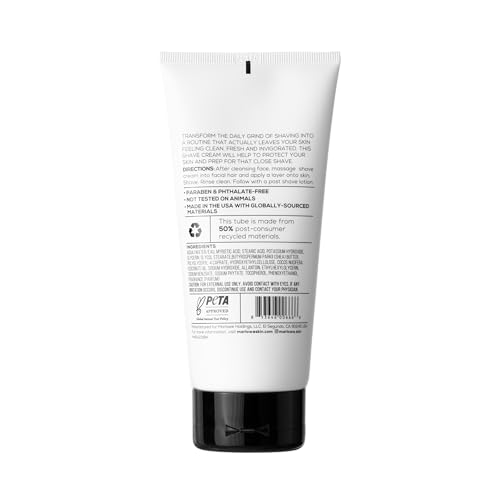 MARLOWE. Shave Cream No. 141 & Post Shave Lotion No. 144 ? 6oz Each ? Conditioning Shave Cream & Aftershave Lotion for Smooth, Soothing, Close Shave ? Men's Shaving Kit Essentials, 2-Pack