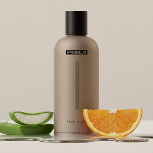 HygieneLab Face Wash ? EWG Verified, Gentle & Hydrating Cleanser with Aloe, Niacinamide & Vitamin C, Removes Dirt Without Stripping Skin (5 fl oz)