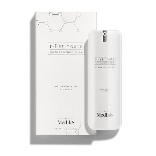 Medik8 R-Retinoate Day and Night Eye Serum - Hydrating Vitamin A Undereye Serum - Reduces Fine Lines, Wrinkles, Dark Circles - Gluten Free - 0.5 oz