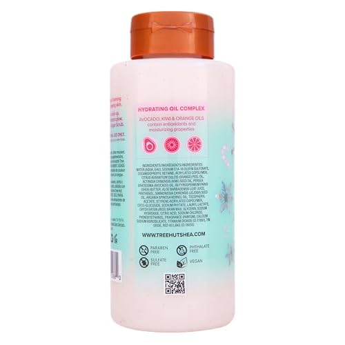 Tree Hut Peppermint Pearl Foaming Gel Wash | Cleanse & Soothe Skin Without Stripping Moisture | Made with our Hydrating Oil Complex | Limited Edition Holiday | 18 fl oz.