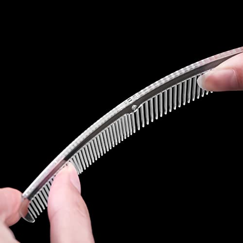 Disposable Combs Individually Wrapped, Fine and Wide Tooth, Sturdy and Thick, 120 Pack Combs Bulk for Family, Hotel, Travel, Homeless