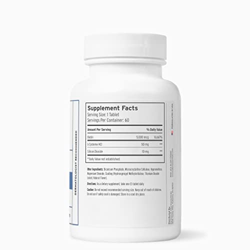 Elon Matrix 5000 - Biotin 5000mcg Vitamins for Hair Growth w/Extended Release - Promotes Healthy & Strong Hair - Pack of 3 (180 Day Supply)