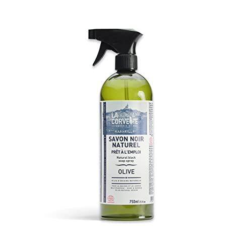 The Corvette Black Liquid Soap Eco ECOCERT Olive Spray 750 ml