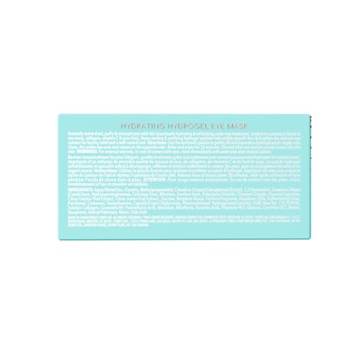 FOREO IRIS Hydrating Hydrogel Eye Mask - Dark Circles Under Eye Treatment for Women & Men - Puffy Eyes Treatment - Hydrating & Refreshing - Vegan - All Skin Types - 60 Under Eye Patches