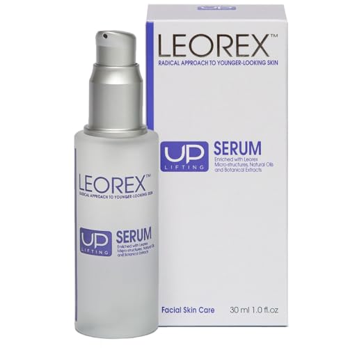 LEOREX Up-Lifting Anti Wrinkle Face Serum for Women - Instant Velvet Skin Effect Formula - Silky Texture Skin Serum, Skin Tightening & Pore Minimizing For Smooth & Firm Skin - 30 ml
