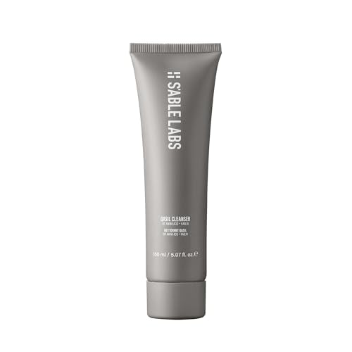 S'ABLE LABS - Qasil Facial Cleanser | Nourish, Cleanse, Soothe, Smooth | Oat Amino Acids, Shea Butter, Squalene, Vitamins E + B | Melanin-Inclusive Skincare (150 mL | 5.07 fl oz)
