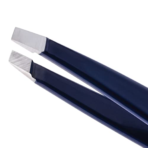 Tweezerman Exclusive Eyebrow Razor & Evening Blue Mini Slant Tweezer