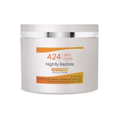 Nightly Restore - Dermatologist Tested & Recommended Anti-Aging Night Cream - Clinically Proven Formula, 2.1 fl oz