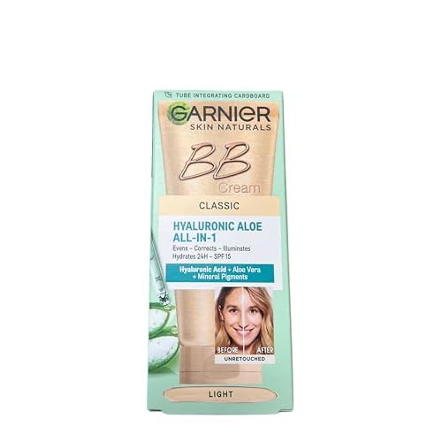 Garnier Skin Naturals Classic Hyaluronic Aloe All-in-1 BB Light Cream, 50ml