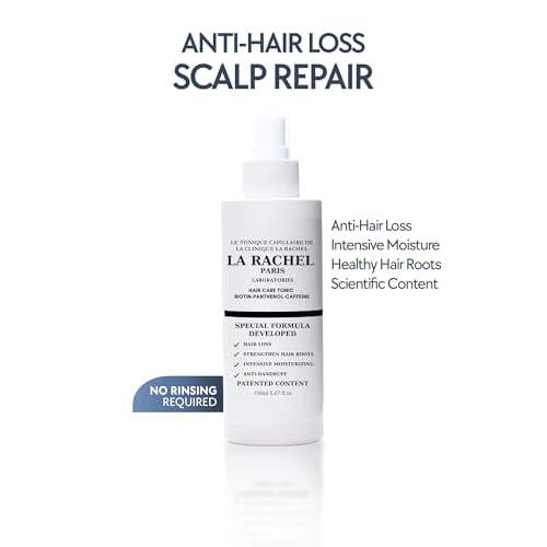 Anti-Hair Loss Tonic with Biotin, Panthenol & Caffeine | Hair Growth Treatment for Men and Women | Scientifically Proven Formula to Strengthen and Revitalize Thinning Hair by La Rachel Paris