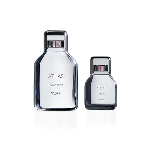 TUMI ATLAS [00:00 GMT] - Bold & Sophisticated Cologne for Men with Citrus Fragrance Notes - 6.7 oz & 1.0 oz Eau de Parfum