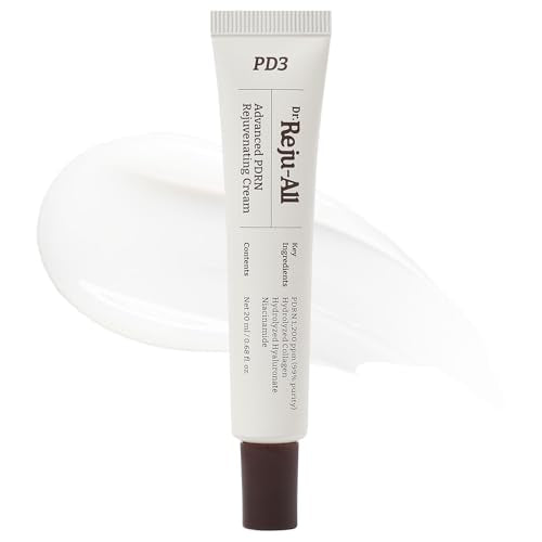 Dr. Reju-All Advanced PDRN Rejuvenating Cream ? 99% Pure Salmon DNA PDRN Face Moisturizer ? Optimal 1200ppm Concentration for Visible Results ? Korean Anti-Aging Skin Care Face Cream - 0.7 Fl Oz