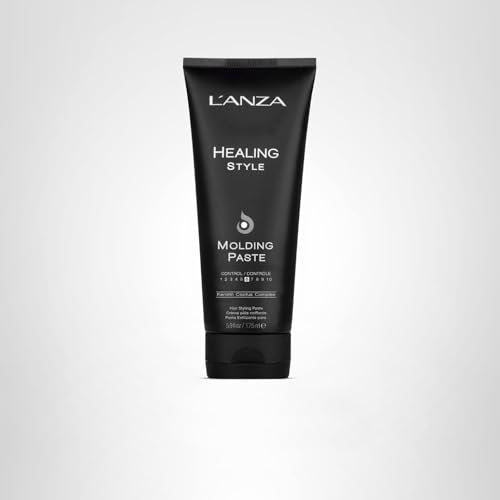 L'ANZA Healing Style Molding Hair Styling Paste with Medium Hold Effect, Nourishes and Refreshes Dry and Flaky Scalp While Styling, With Keratin and UV Rays Protection to Prevent Damage (5.9 Fl Oz)