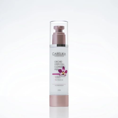 Orchid Stem Cell Cleansing Milk ? Gentle Hydrating Makeup Remover & Cleanser with Orchid Extract & Stem Cells ? Nourishes & Soothes Skin ? 100ml