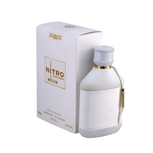 Dumont Nitro White Eau De Parfum - Clean Fresh Signature Scent - 3.4 Fl Oz