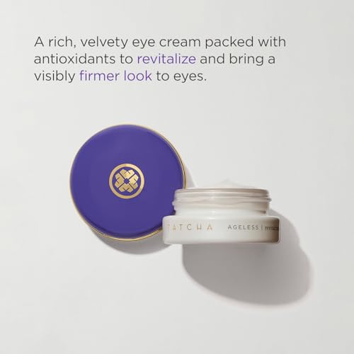 TATCHA Ageless Revitalizing Eye Cream | Cruelty-Free Cream to Reduce Appearance of Fine Lines, Dark Circles and Puffiness | 15 ml / 0.5 oz