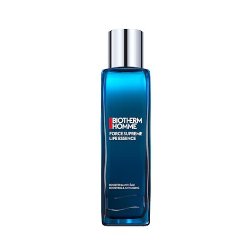 Biotherm Homme Force Supreme Life Peel Essence, an Anti-Fine Lines & Pore Tightening Peeling for Men with Sensitive Skin, with Peeling Acids, Smoothes and Refines Skin Texture, 5 Fl. Oz