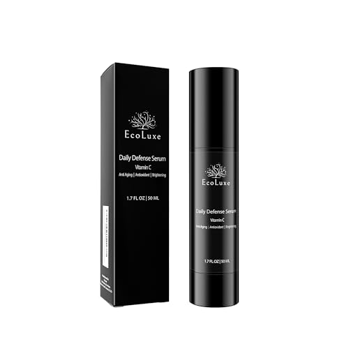 Vitamin C Face Serum ? Daily Defense Brightening & Antioxidant Complex for Anti-Aging, Dark Spots & Smooth, Radiant Skin