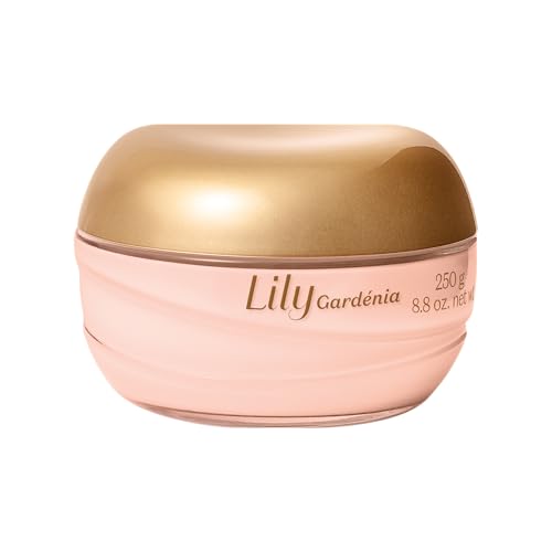 O Botic?rio Lily Gardenia Satin Body Cream, Intense Hydration and Sophisticated Perfume, 8.8 Ounce (250g)