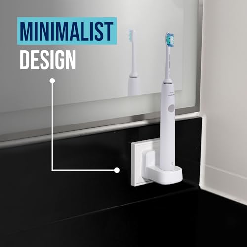 Electric Toothbrush Wall Charger for US Socket for Philips 1000 to 7000 Series | Portable Philips Charging Station, Wireless, IPX7 Seal, with 2 Compatible Toothbrush Heads