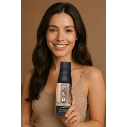 Wellness Premium Wellplex Hemp Infused Repair Shampoo | Restorative Formula for Damaged & Color-Treated Hair | Hydrates & Strengthens with Organic Hemp Seed Oil & Hyaluronic Acid | Vegan 500ml