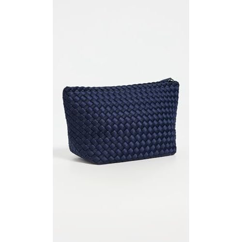 Naghedi Women's Portofino Medium Cosmetic Bag, Ink Blue, One Size
