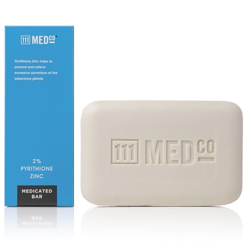 111MedCo 2% PYRITHIONE ZINC Medicated 4oz. Skin Cleansing Soap Bar