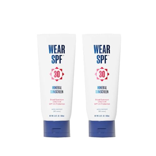 Wear SPF Mineral Sunscreen Lotion ? Sweat & Water-Resistant SPF 30, 3-pack