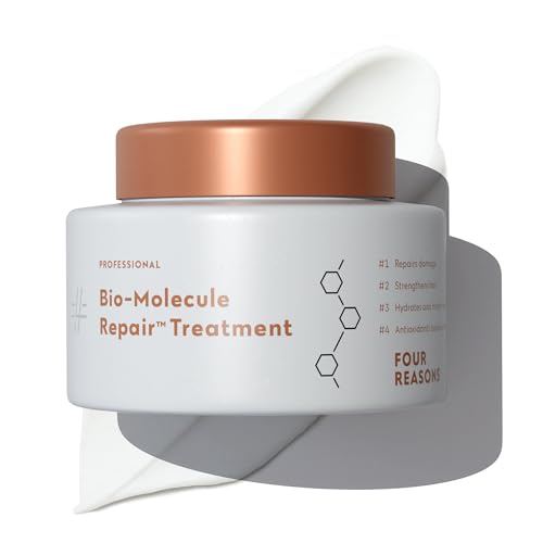 FOUR REASONS Bio-Molecule Repair Hair Mask for Damaged Hair ? Hydrating & Deep Conditioning Hair Mask & Bond Repair Treatment for Dry, Frizzy, or Color Treated Hair ? Vegan & Sulfate-Free, 10.1 Fl Oz