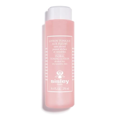 Sisley Paris Floral Toning Lotion - 250 mL - Cleanses, Tones & Soothes Skin for Daily Skin Care Regimen - for Dry and Sensitive Skin