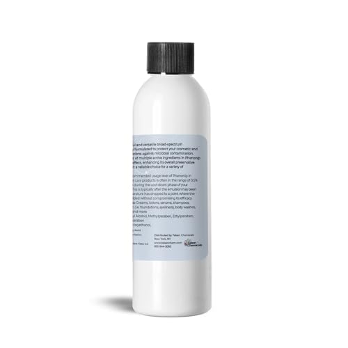 Phenonip (4 Ounce / 118 mL), Phenonip Natural Preservative for Lotion, Cream, Phenonip Organic Preservative DIY Lotion and Scrub by Talsen Chemicals