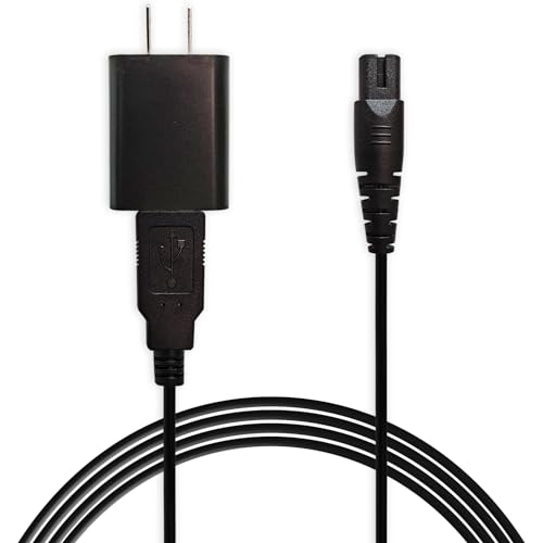 Water Flosser Charger for Nicwell F5025 Charging Cable Replacement for COSLUS F5020E Oralfree Nicefeel Insmart Waterfloss USB Cord Plug in Adapter¡¦