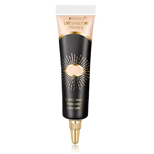Eyeshadow Primer,Eye Primer,Makeup Primer Long Lasting Cream Eyeshadow Base,Primer Face Makeup,Full Coverage Waterproof Concealer 1 Pens-0.40 fl oz (02_MEDIUM)