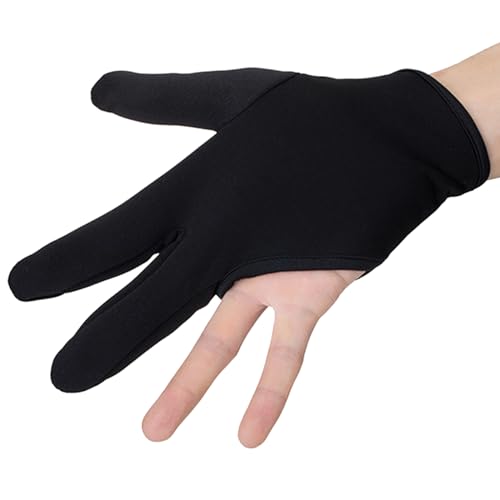 Heat Gloves for Hair Styling, Professional 3 Finger Barber Mittens, Heat Resistant Gloves for Hair Styling Perming,Hair Straightening, Curling Wand and Flat Iron