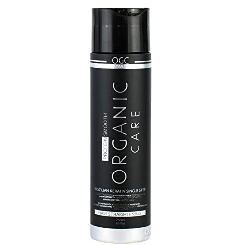 Brazilian Keratin Treatment Complex Blowout - Organic Care Cosmetics - 8.5 fl oz (250ml) - Hair Straightening