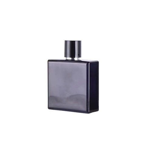 Jinxihuachen 100ml Dark Blue Glass Perfume Atomizer - Leak-Proof Travel Spray Bottle, Refillable Fine Mist Sprayer for Fragrance & Essential Oil, Portable Perfume Dispenser for Men/Women (3.4 oz)