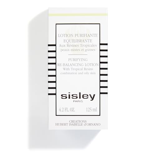 Sisley Paris Purifying Re-Balancing Lotion With Tropical Resins - 125 mL - 3-in-1 Face Toner to Visibly Reduce Redness, Imperfections & Shine - Non-Comedogenic