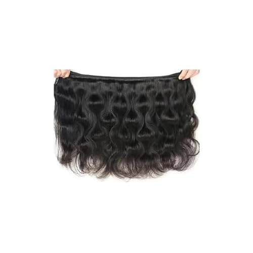 12A Body Wave Bundles Human Hair 26 28 30 Inch Human Hair Bundles 100% Unprocessed Virgin Hair 3 Bundles Human Hair Extensions for Women Natural Black