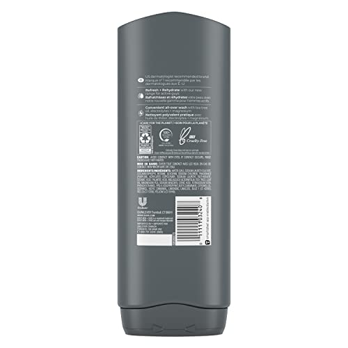 Dove Men+Care Post-Workout Body Wash For Men 3N1 Revive With Tea Tree Oil 18 oz